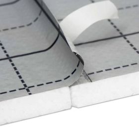 Fußbodenheizung 20 mm Tackersystem Rollbahn Dämmrolle selbstklebend 20-2 WLG 045 10 m²