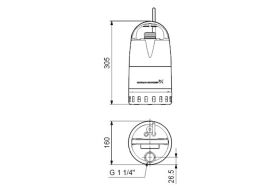 Grundfos Schmutzwassertauchpumpe Unilift CC 7 A1 mit Schwimmerschalter