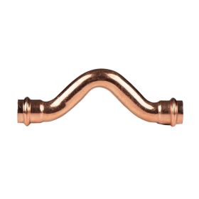 Kupfer Pressfitting Überbogen 22 mm V+M-Kontur DVGW