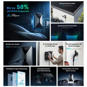 Anker SOLIX V1 Wallbox - Smartes EV-Ladegerät 11 kW Kabel-Version