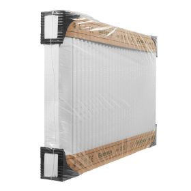 Flachheizkörper Buderus Logatrend, VC-profiliert, Typ 33 mit Wandbefestigung 300 x 500 mm Ausführung rechts