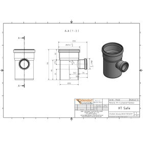 HTsafe Abzweig DN 110/50 87,5 Grad