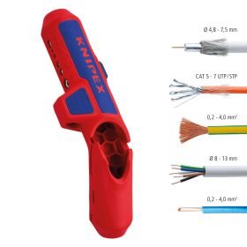 KNIPEX ErgoStrip® Universal-Abmantelungswerkzeug