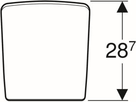 Geberit Urinaldeckel Pareo, weiß