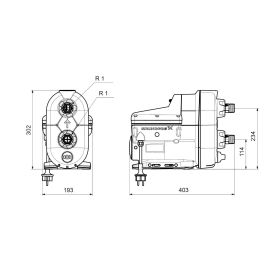Grundfos Hauswasserwerk SCALA2 3-45
