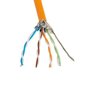 ACOME Installationskabel TN-7000-1 Kat.7 orange 4P S/FTP AWG23 50 Meter