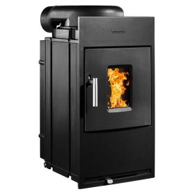 Buderus Logaflame HLG326B Holzbrand-Heizeinsatz 10 kW Muldenfeuerung Türanschlag rechts Frontplatte 790 x 420 mm Sichtfenster breit