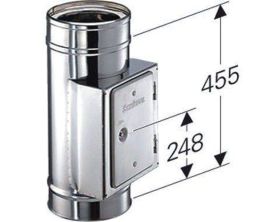 Schornstein Reinigungselement eckig Edelstahl DW DN 150