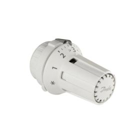 Danfoss Thermostatkopf RAW 5010 Schnappverschluss mit eingebautem Fühler weiß