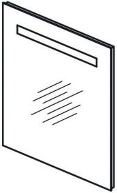 Ideal Standard Spiegel Mirror&Light, m. 30W, 600x26x700mm