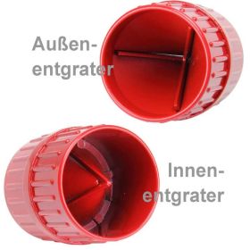 Universal Innen- und Außenentgrater / Anfaswerkzeug für Kunststoff- und Metallrohre
