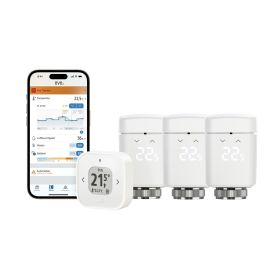 Eve Thermo Raumkomfort-Set mit 3x Heizkörperthermostat