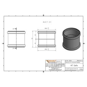 HTsafeMM Doppelmuffe DN 160