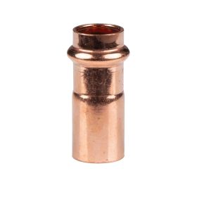Kupfer Pressfitting Reduzierstück 22 x 18 mm V+M-Kontur DVGW