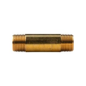 Messing Gewinde-Fitting Distanz Doppelnippel 1/2"-1/2" L= 70 mm, schwere Ausführung