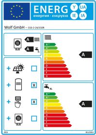 Wolf Gas-Brennwert 24 kW Kompaktheizzentrale CGS-2R-24