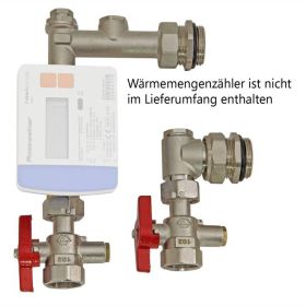 Wärmemengenzähler-Einbauset vertikal