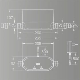 GROHE Sense Intelligente Wassersteuerung Komplettset