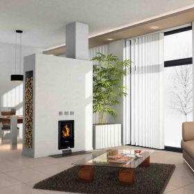 Buderus Logaflame Paket B11 HWS216 wassergeführter Holzbrand-Heizeinsatz 8 kW