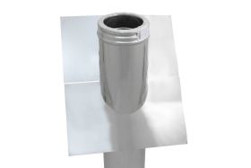 Schornstein Blendblech zweiteilig 30 bis 45 Grad Edelstahl DW DN 200