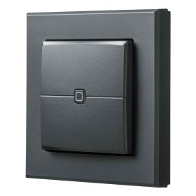 Homematic IP Smart Home Wandtaster 2-fach HmIP-WRC2-A anthrazit
