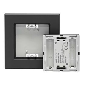 Homematic IP Smart Home Wandtaster 2-fach HmIP-WRC2-A anthrazit