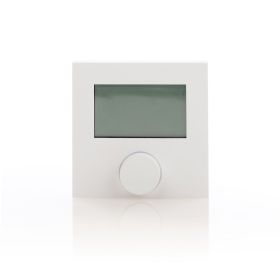 9,6 m² Set Dünnschichtsystem flach 12x2 PE-RT Rohr Raster 10 cm 2 Heizkreise LCD Regler 230 V + Zubehör
