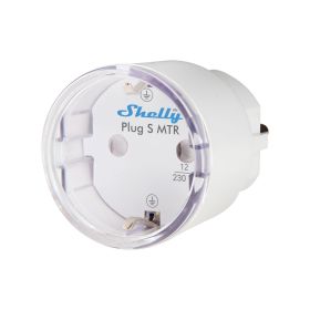 Shelly Plug S Gen3 Smarter, Matter-kompatibler Stecker mit Leistungsmessung, weiß