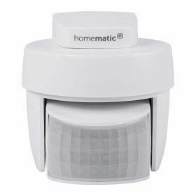 Homematic IP Smart Home Bewegungsmelder HmIP-SMO-2 mit Dämmerungssensor - außen, weiß