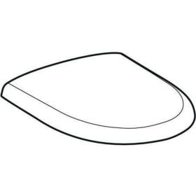 Geberit Renova WC-Sitz, Befestigung von mit Absenkautomatik, Quick Release, weiß