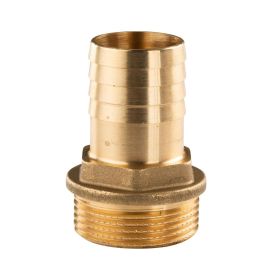 Messing Gewinde-Fitting Schlauchanschluss 1 1/4" AG (DN 32) Länge 32 mm - schwere Ausführung
