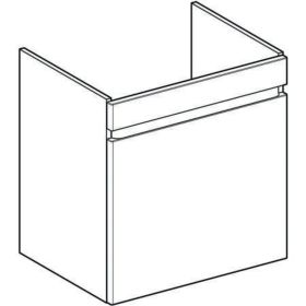 Geberit Renova Plan US f. WT, mit 1 Schu 58,5x60,6x44,6cm, Nussbaum hickory hell