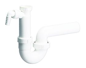 Geruchverschluss 100/1 1 1/2"xDN 50 SL 020222 mit Waschgeraete-Anschluss