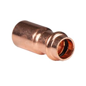 Kupfer Pressfitting Reduzierstück 18 x 15 mm V+M-Kontur DVGW