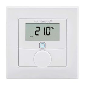 Homematic IP Smart Home Wandthermostat mit Schaltausgang HmIP-BWTH - für Markenschalter, 230 V