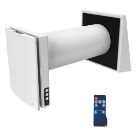 Blauberg Komplettset dezentrales Lüftungsgerät VENTO Expert A50-1 W V.2 weiße Innenblende, WLAN, DN 160