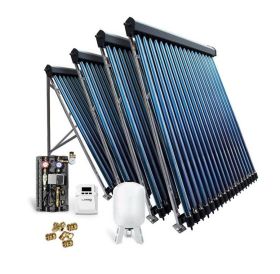 Solar-Paket Röhrenkollektor HP30 9,78 m² für Flachdach