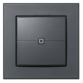 Homematic IP Smart Home Wandtaster 2-fach HmIP-WRC2-A anthrazit