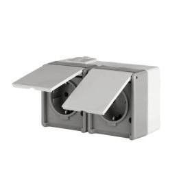 Siemens Schuko-Steckdose Delta 5UB4722 2-fach waagerecht