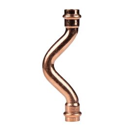 Kupfer Pressfitting Überbogen 18 mm V+M-Kontur DVGW