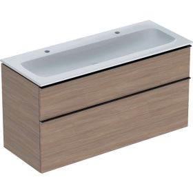 Geberit iCon Set MWT m. US, 2 Schubl. 120x63x48cm, Eiche/Griff lava