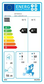 alpha innotec alira V-line - LWAV+ 122R3-WR 2.1-1/3 - Luft/Wasser-Wärmepumpe invertergeführt zur Außenaufstellung