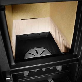 Buderus Logaflame HLG317 Festbrennstoff-Heizeinsatz 12 kW Rostfeuerung mit Frontplatte  790 x 420 mm ohne Kuppel