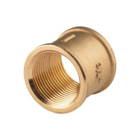 Messing Gewinde-Fitting Muffe 3/4"IG - 3/4"IG (DN 20) - schwere Ausführung