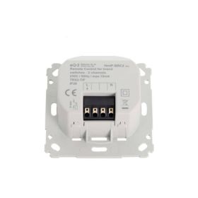 Homematic IP Smart Home Wandtaster HmIP-BRC2 für Markenschalter - 2-fach