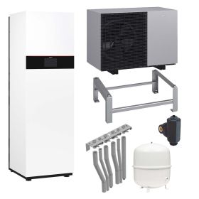 Viessmann Paket Vitocal 151-A Luft/Wasser-Wärmepumpe 5 kW AWOT-M-E-AC 151.A06 230V Monoblock mit Montagehilfe Anschluss nach oben
