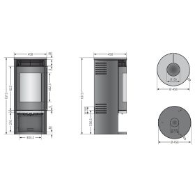 ORANIER Kaminofen Rota 2.0 5,5 kW