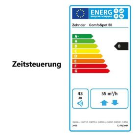 Dezentrales Zehnder Komfort-Lüftungsgerät ComfoSpot 50 Außenwandhaube Kunststoff