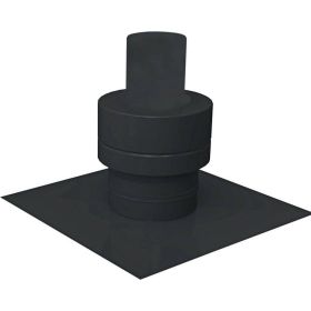Bertrams Paket Bausatz für 10 m Abgasleitung DN 80/125 Kunststoff schwarz PE