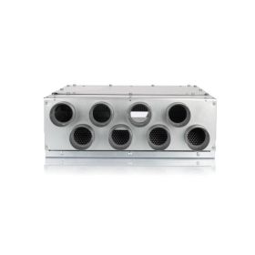 Luftverteiler 8x DN75 für Kunststoff-Flexkanal mit Schalldämpfer DN160